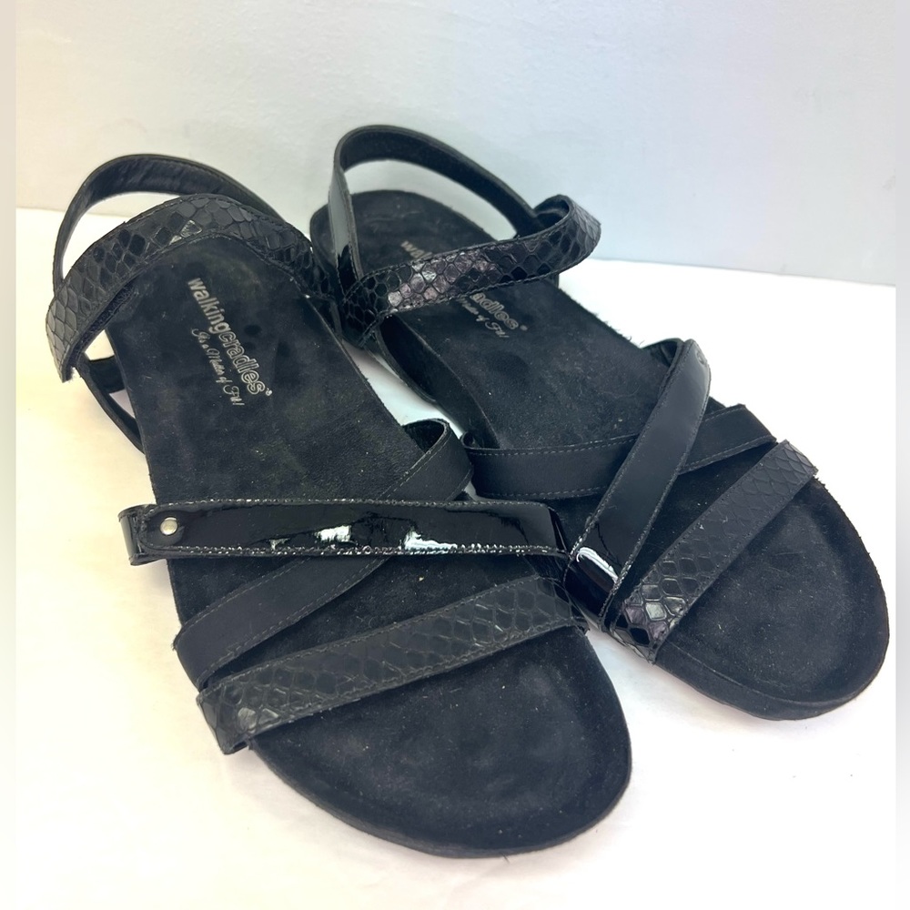 Walking Cradles- Blue Strap, Sandal, Leather, Size: 9N, 71406, Pre-Owned